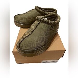 UGG women’s Tasman Graphic Monogram Slippers (fits 6.5)